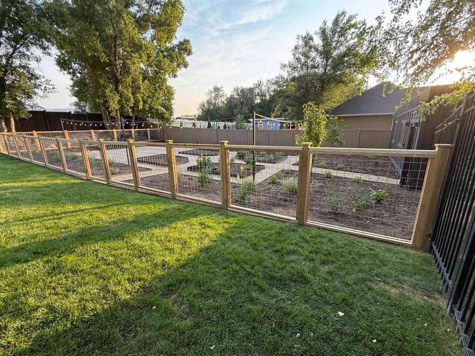 Photo of farm fence in Twin Falls Idaho