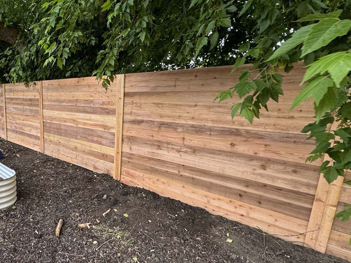 Photo of a wood fence in Idaho