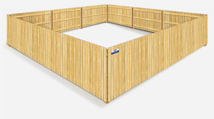 Wood Fence - Magic Valley